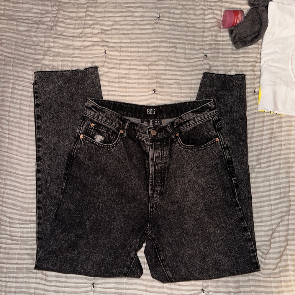 BDG cropped straight leg jeans
